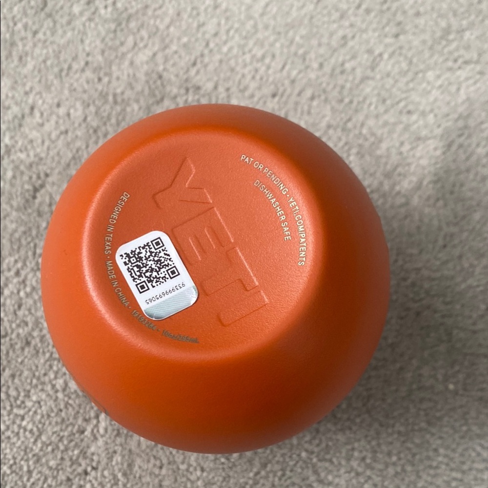 YETI Orange Stainless Steel Tumbler - Picture 4 of 4